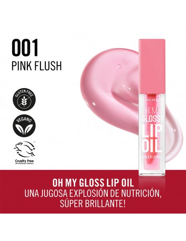 BRILLO LABIAL RIMMEL GLOSSY LIP OIL 001  