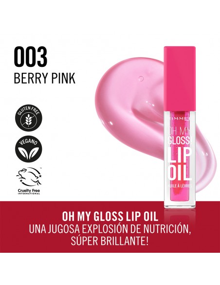 BRILLO LABIAL RIMMEL GLOSSY LIP OIL 003  