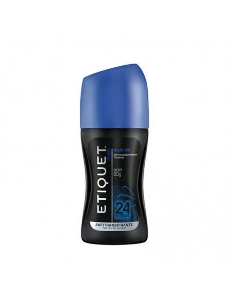 DESODORANTE PERSONAL ETIQUET MEN BLUE ICE ROLL-ON 60 GR