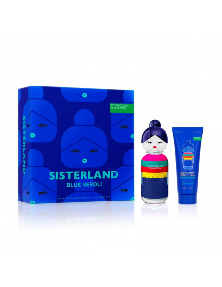 Perfume Mujer Benetton Sisterland Blue Neroli Edt 80ml Set