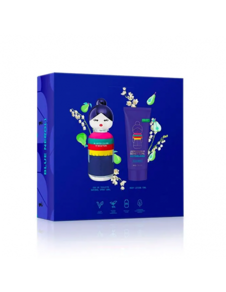Perfume Mujer Benetton Sisterland Blue Neroli Edt 80ml Set