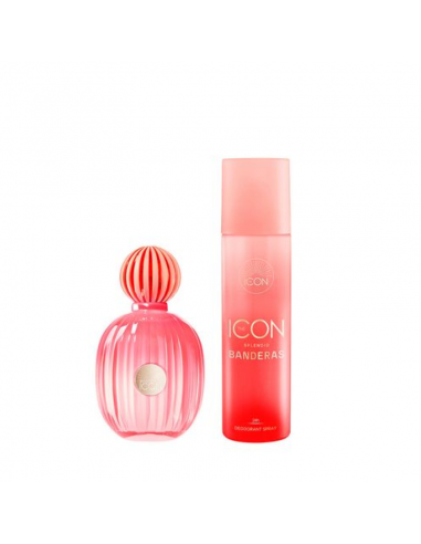 SET DE PERFUME ANTONIO BANDERAS ICON SPLENDID EDP + DEO X150CC 100 CC