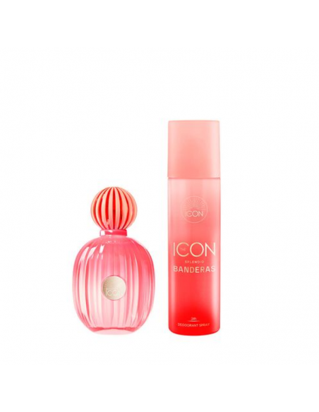 SET DE PERFUME ANTONIO BANDERAS ICON SPLENDID EDP + DEO X150CC 100 cc