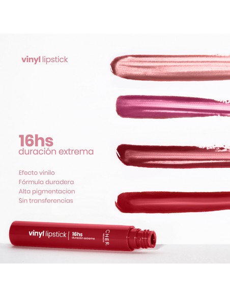 LABIALES CHER DIECIOCHO VINYL LIPSTICK 4  