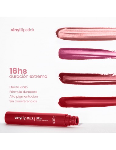 LABIALES CHER DIECIOCHO VINYL LIPSTICK 1  