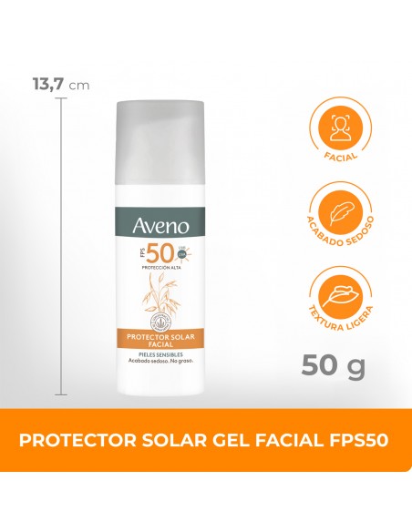 PROTECTOR SOLAR AVENO FACIAL F50 50 cc