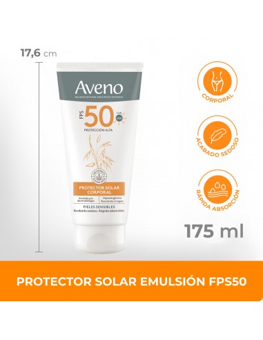 PROTECTOR SOLAR AVENO CORPORAL F50 175 CC