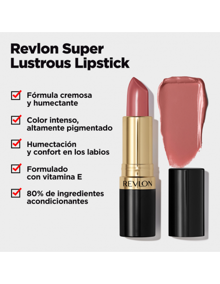 LABIALES  REVLON SUPER LUSTROUS FIRE PEACH 807  