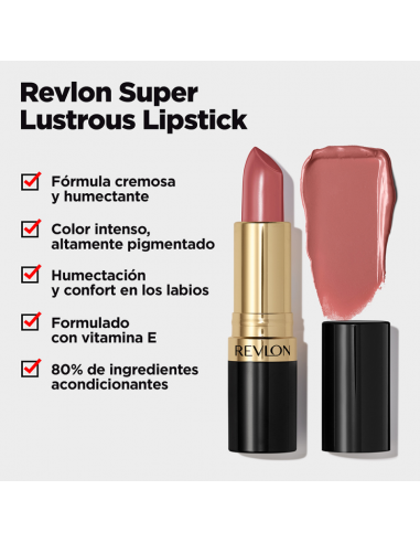 LABIALES REVLON SUPER LUSTROUS LAIDBACK LILAC 811  
