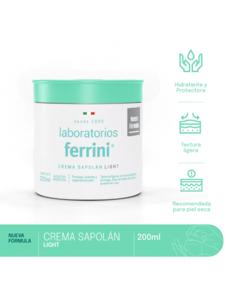 CREMA PARA CUERPO FERRINI SAPOLAN LIGTH 200 cc