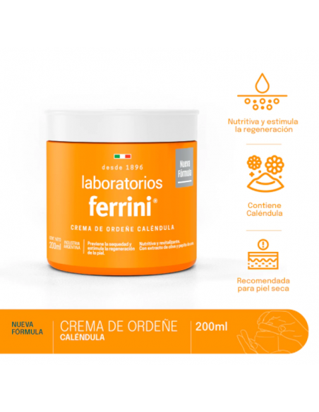 CREMA PARA CUERPO FERRINI ORDEÑE CALENDULA 200 cc