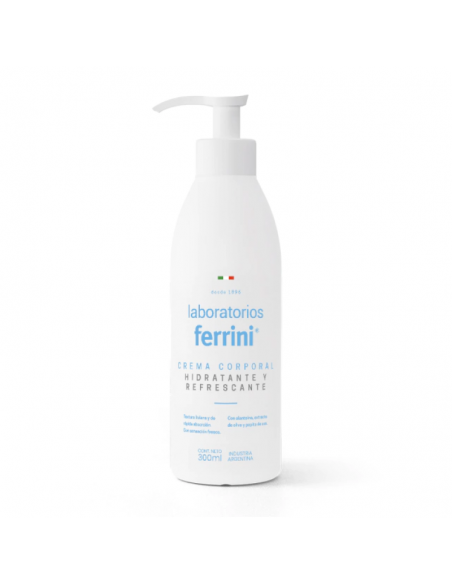 CREMA PARA CUERPO FERRINI hidratante y refrescante 300 cc