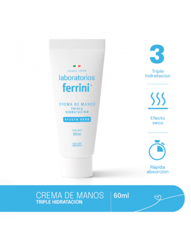 CREMA PARA MANOS FERRINI  60 CC