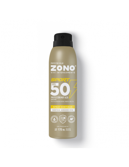 PROTECTOR SOLAR ZONO SPORT FPS 50 SPRAY 170 cc