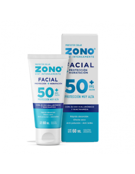 PROTECTOR SOLAR ZONO FPS 50 FACIAL 60 cc