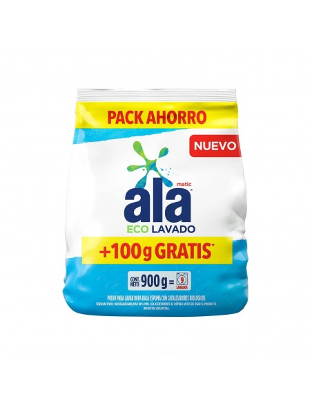 DETERGENTE EN POLVO ALA matic core e max blanc 900 gr