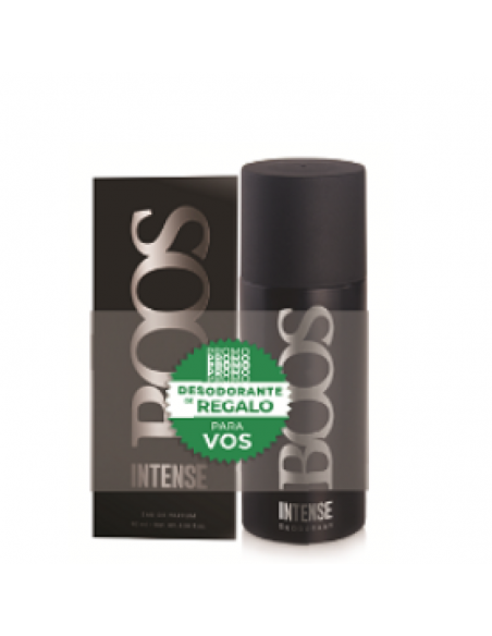 SET DE PERFUME BOOS EDP INTENSE +DEO X150 DE REGALO 90 cc