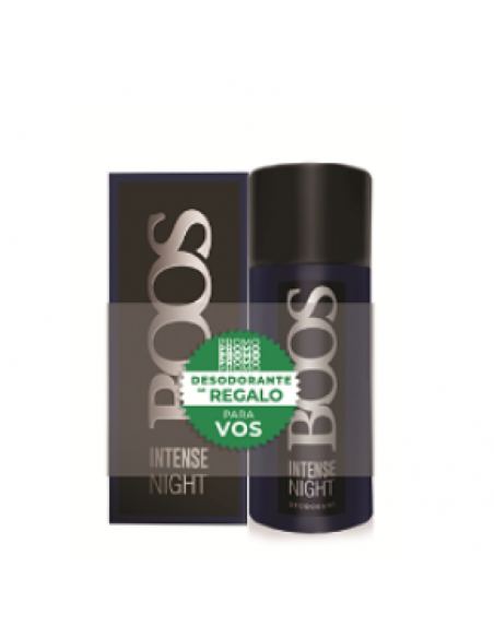 SET DE PERFUME BOOS EDP INTENSE NIGHT+DEOX150 DE REGALO 90 cc