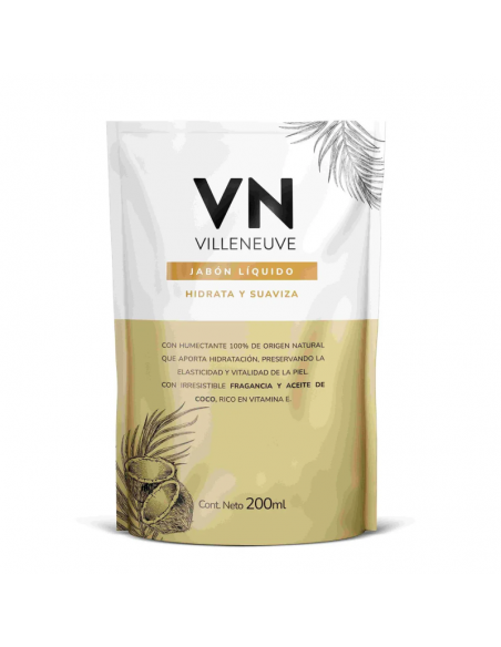 JABON LIQ VILLENEUVE COCO HID&SUAV DP200CC