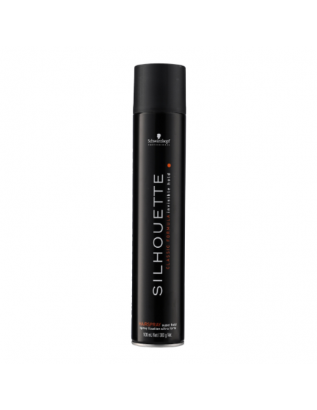 FIJADORES PARA CABELLO SCHWARZKOPF PROFESSIONAL SILHOUETTE LACA SUPER HOLD 500 cc
