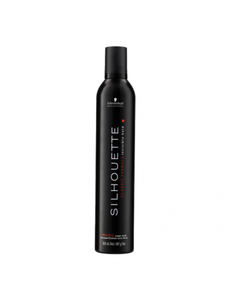 FIJADORES PARA CABELLO SCHWARZKOPF PROFESSIONAL ESPUMA SILHOUETTE SUPER HOLD 500 cc