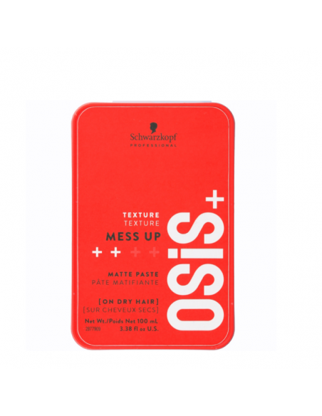 FIJADORES PARA CABELLO SCHWARZKOPF PROFESSIONAL OSIS+ MESS UP PASTA MATIFICANTE 100 cc