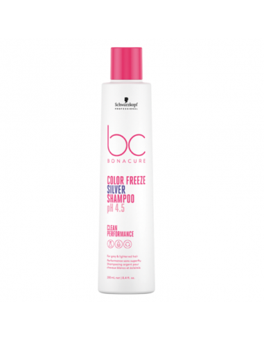 SHAMPOO SCHWARZKOPF PROFESSIONAL BONACURE COLOR FREEZE SILVER 250 CC
