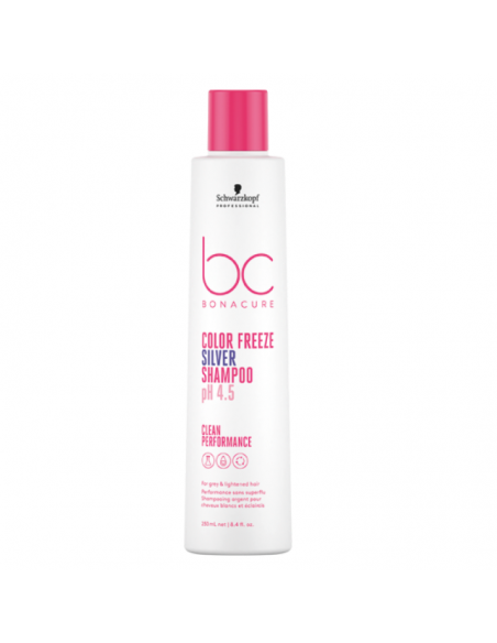 SHAMPOO SCHWARZKOPF PROFESSIONAL BONACURE COLOR FREEZE SILVER 250 CC