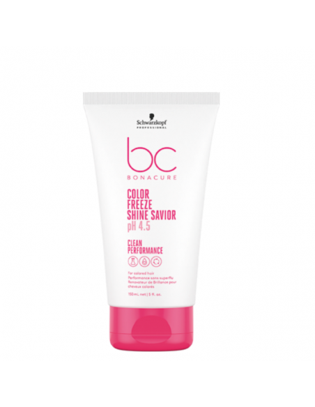 CREMA DE TRATAMIENTO SCHWARZKOPF PROFESSIONAL BONACURE COLOR FREEZE SERUM BRILLO 150 cc