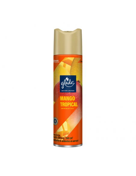 DESODORANTE DE AMBIENTE GLADE mango tropical 360 cc