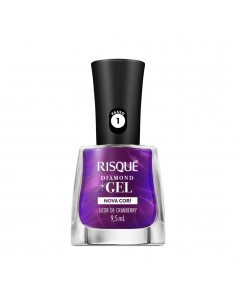 ESMALTES RISQUE LICOR DE CRANBERRY LINEA GEL  