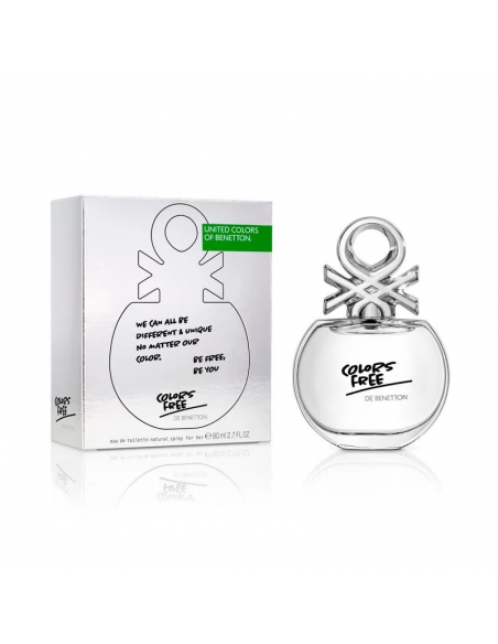 FRAGANCIAS SEMI-SELECTIVAS BENETTON COLORS FREE HER EDT 80 cc