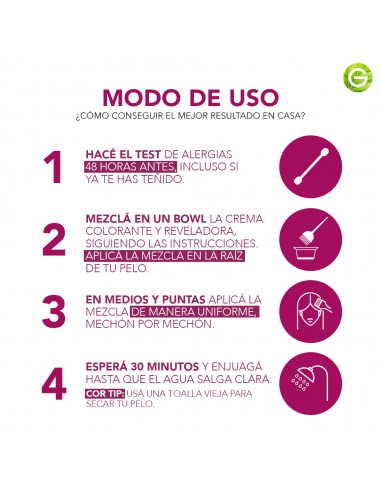 KIT CON AMONIACO GARNIER MINIKIT COR INTENSA 6.75 CHO.CAOBA  