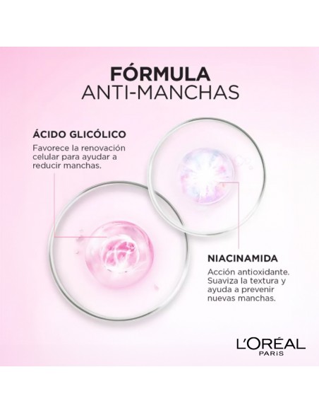 CREMA PARA ROSTRO LOREAL GLYCOLIC BRIGHT NOCHE ANTI-MANCHAS 50 cc