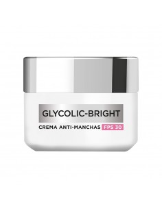 CREMA PARA ROSTRO LOREAL GLYCOLIC BRIGHT DIA SPF30 ANTI-MANC 50 cc