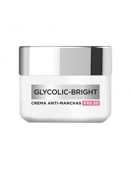 CREMA PARA ROSTRO LOREAL GLYCOLIC BRIGHT DIA SPF30 ANTI-MANC 50 cc
