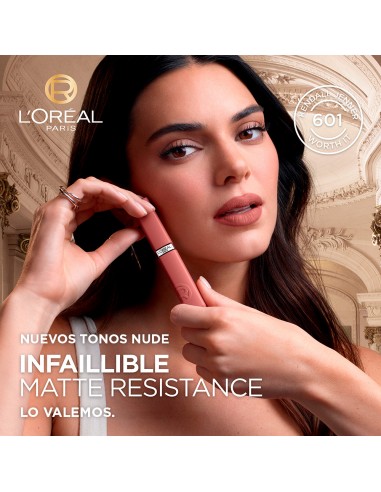 LABIALES LOREAL INFALIBLE MATTE RESISTANCE 601  