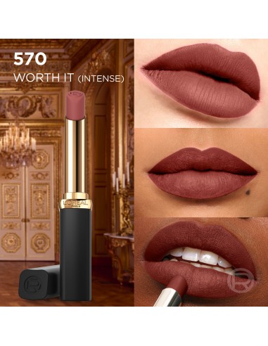 LABIALES LOREAL COLOR RICHE MATTE 570 WORTH IT INTE  