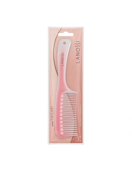CEPILLOS Y PEINES LANOSSI TRENZADO ROSE  