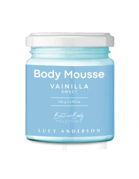 CREMA PARA CUERPO LUCY ANDERSON BODY MOUSSE VAINILLA SWEET 140 gr