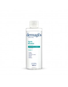 CREMA PARA ROSTRO DERMAGLOS AGUA MICELAR PIELES MIXTAS A GRASAS 200 cc