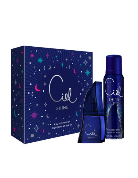 SET DE PERFUME CIEL SHINE EDP X50CC + DEO X123CC  