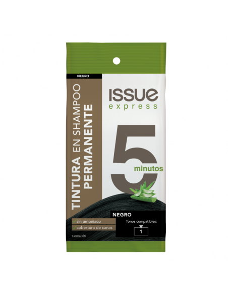 KIT SIN AMONIACO ISSUE SH EXPRESS 5MIN NEGRO  