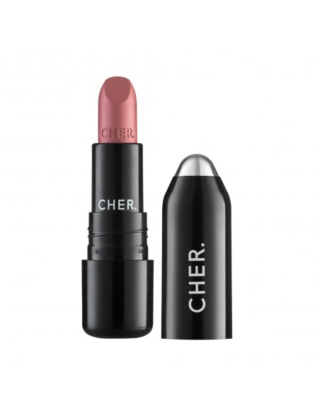 LABIALES  CHER SATIN KISS LIPSTICK T02 ROSEWOOD  