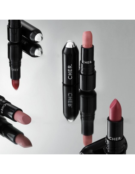 LABIALES  CHER SATIN KISS LIPSTICK T01 PEACHY PETA  