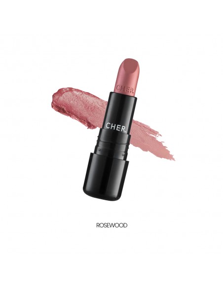 LABIALES  CHER SATIN KISS LIPSTICK T02 ROSEWOOD  