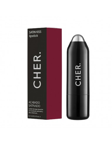LABIALES CHER SATIN KISS LIPSTICK T03 CRANBERRY  