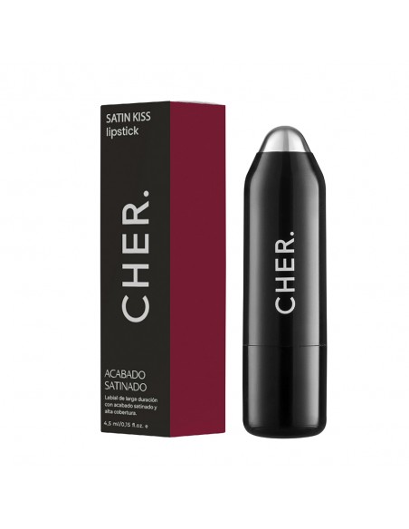 LABIALES  CHER SATIN KISS LIPSTICK T03 CRANBERRY  
