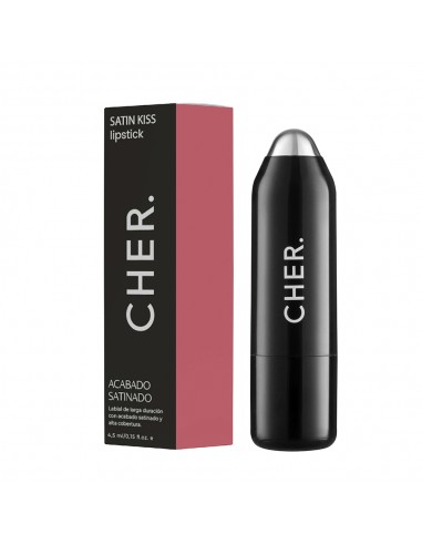 LABIALES CHER SATIN KISS LIPSTICK T04 PINK NECTAR  