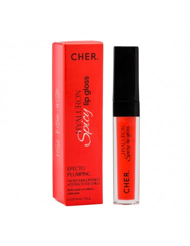 BRILLO LABIAL CHER HYALURONIC LIP GLOSS T01 RED  